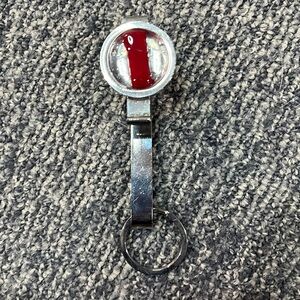 Locally made glass bag holder